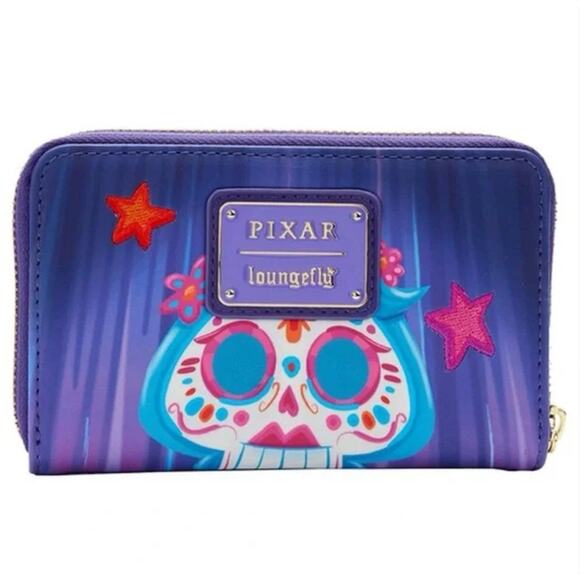 Loungfly X Pixar Handbags - Loungefly Pixar Moments Miguel & Hector Performance Zip Wallet NWT